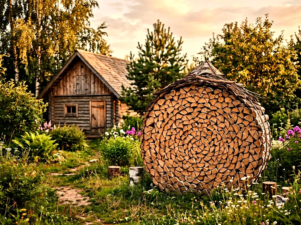 Дуб + укладка в дровник, Ашукино, улица Ольховая, 32Д